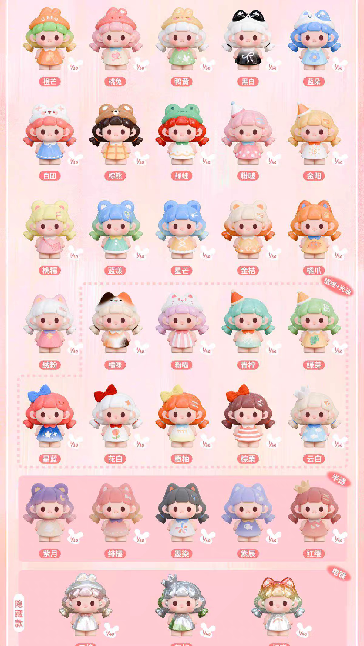 TiTi Cloud Kindergarten Series Beans Blind Bag