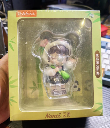 【L】Rolife Nanci Panda Limited Edition Figure#CollectibleStatue#RareCollectible#LimitedRun#Hanging Card