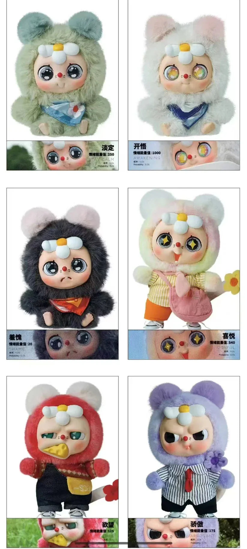 【T】Moodeverse 400% Plush toy doll Series Blind Box