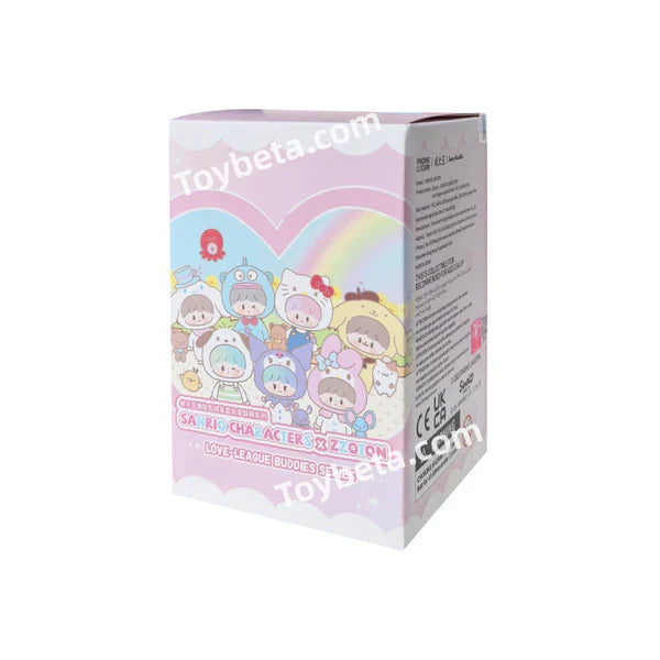 【T】zZoton x SANRIO CHARACTERS-Love-League Buddies Series Plush Blind Box
