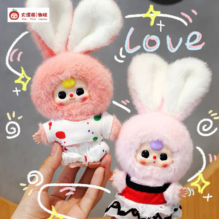 【T】Baby Three Mini Tiny Rabbit Series Plush Dolls
