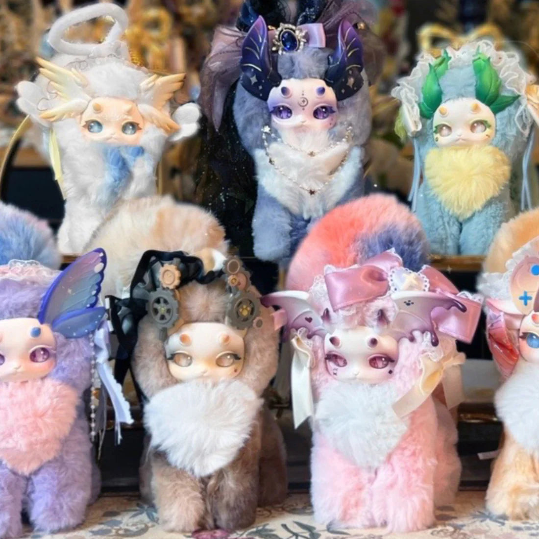 【T】Mao mao long Fantasy Creature Magic Plush Series Dolls