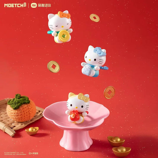 【T】Hello Kitty Lucky Cat Series Cute Beans Blind Bag