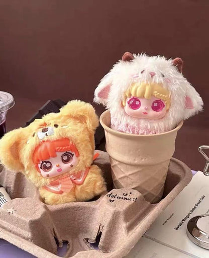 【T】Sanmi Rabbit's Little Baby Hand in Hand Series Plush Blind Box