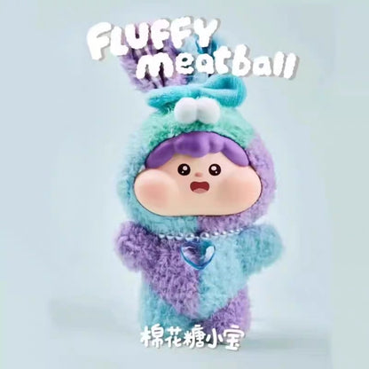 【T】Fluffy Meatball Cotton Candy Baby  Series  Plush Dolls