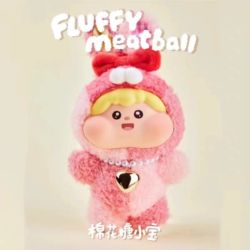【T】Fluffy Meatball Cotton Candy Baby  Series  Plush Dolls
