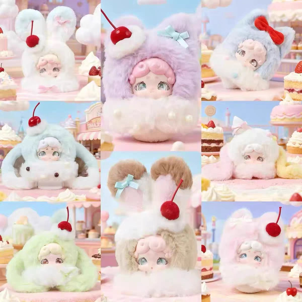 【T】lucky Deer Nai Ronggrong lce Series Plush Blind Box