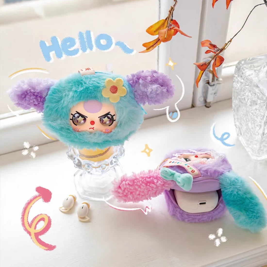 【T】Baby three-blind box of storage pouches