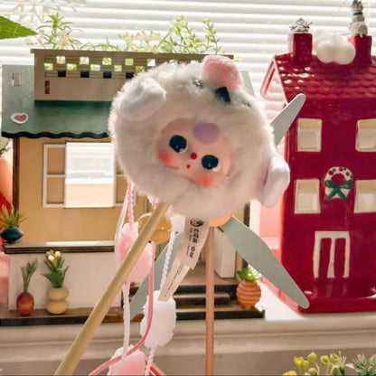 【T】Baby Three Cat teasing stick  Plush Blind Box