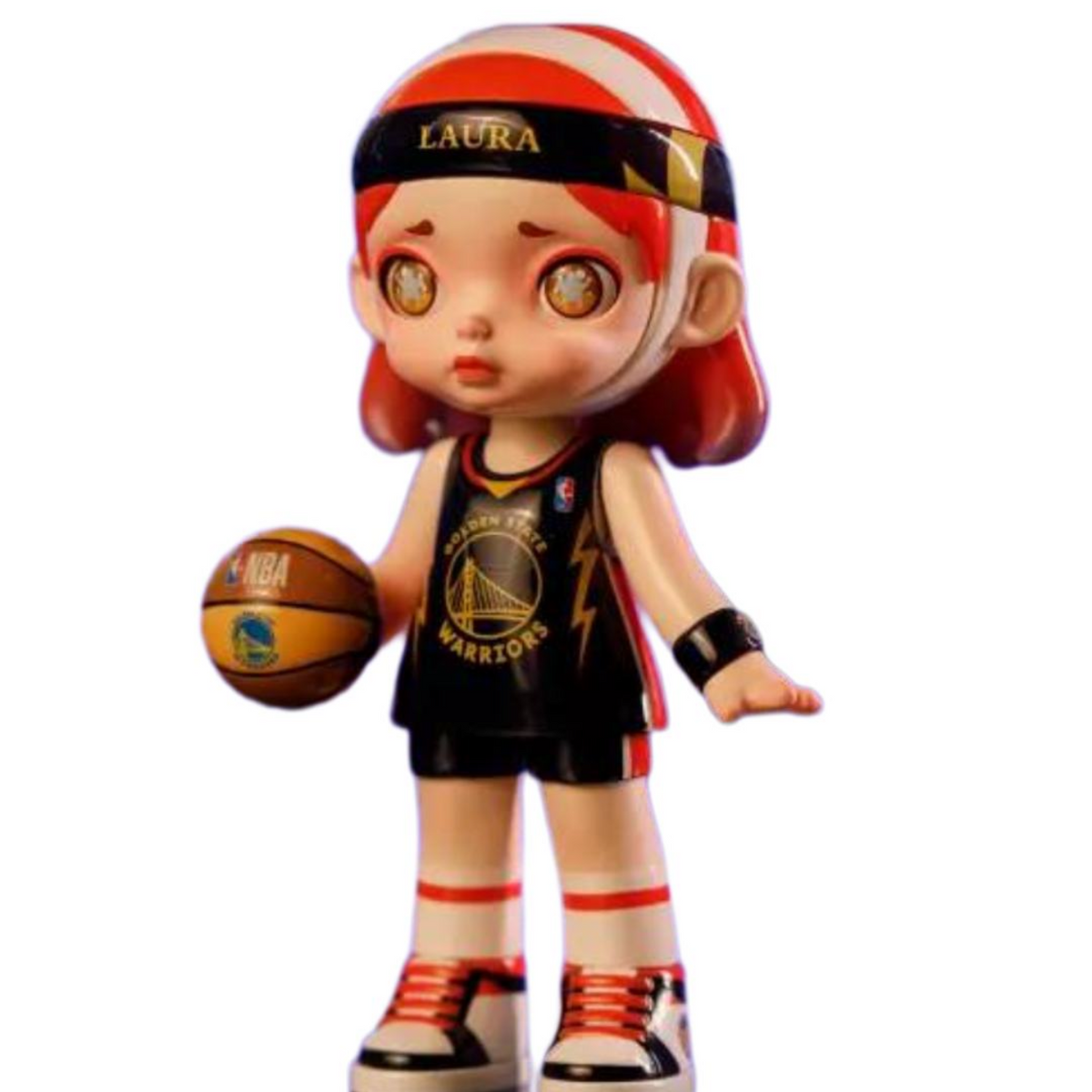 LAURA BASKETBALL-NBA SERIES 100%-GOLDEN STATE WARRIORS#DeskFigure  #Chase Figure #Rare Variant Figurine