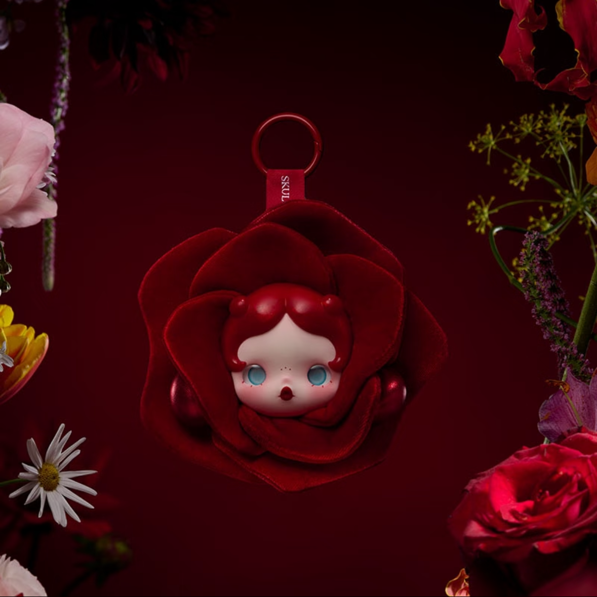 【T】SKULLPANDA Petals In Four Acts Series Earphone Bag