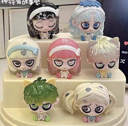 【T】KIKI Row Sitting Cute Particle Series Blind Box