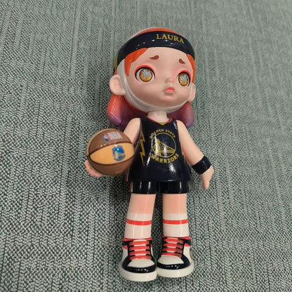 LAURA BASKETBALL-NBA SERIES 100%-GOLDEN STATE WARRIORS#DeskFigure  #Chase Figure #Rare Variant Figurine