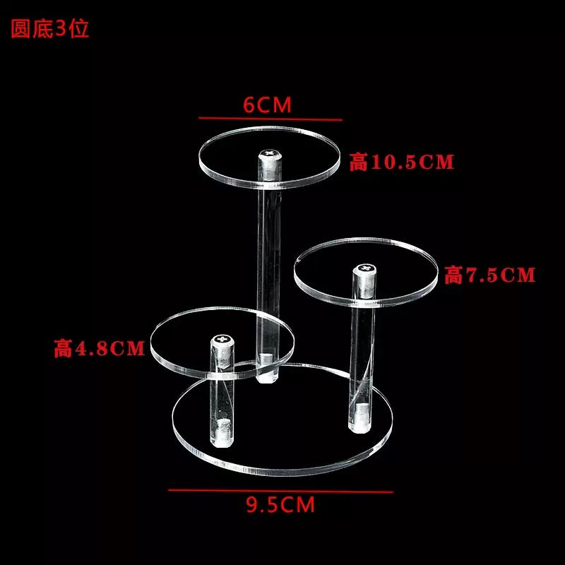 Round Acrylic Display Stand for Figures