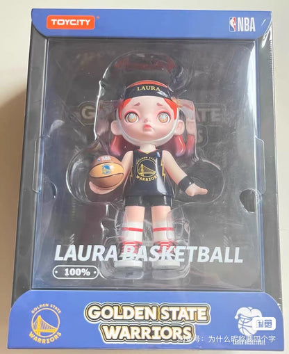 LAURA BASKETBALL-NBA SERIES 100%-GOLDEN STATE WARRIORS#DeskFigure  #Chase Figure #Rare Variant Figurine