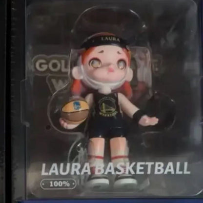 LAURA BASKETBALL-NBA SERIES 100%-GOLDEN STATE WARRIORS#DeskFigure  #Chase Figure #Rare Variant Figurine