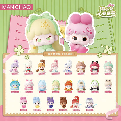 MANCHAO Tao Xiaotu's Little Bunches Wish Note Mini Figure Series#CollectibleStatue #BlindBoxFigure #MysteryToy