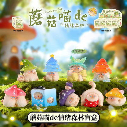 Mushroom Meow's Emotional Forest#NewFigure #UnboxingDay #DeskFigure 