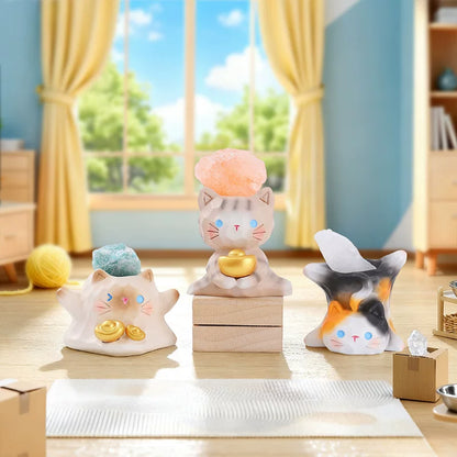 【T】"Meow-speak" Energy Crystal Mini-Figure Blind Box