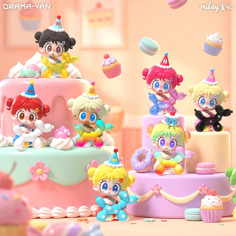 Milay Rainbow Puppy Party Series Beans Blind Box