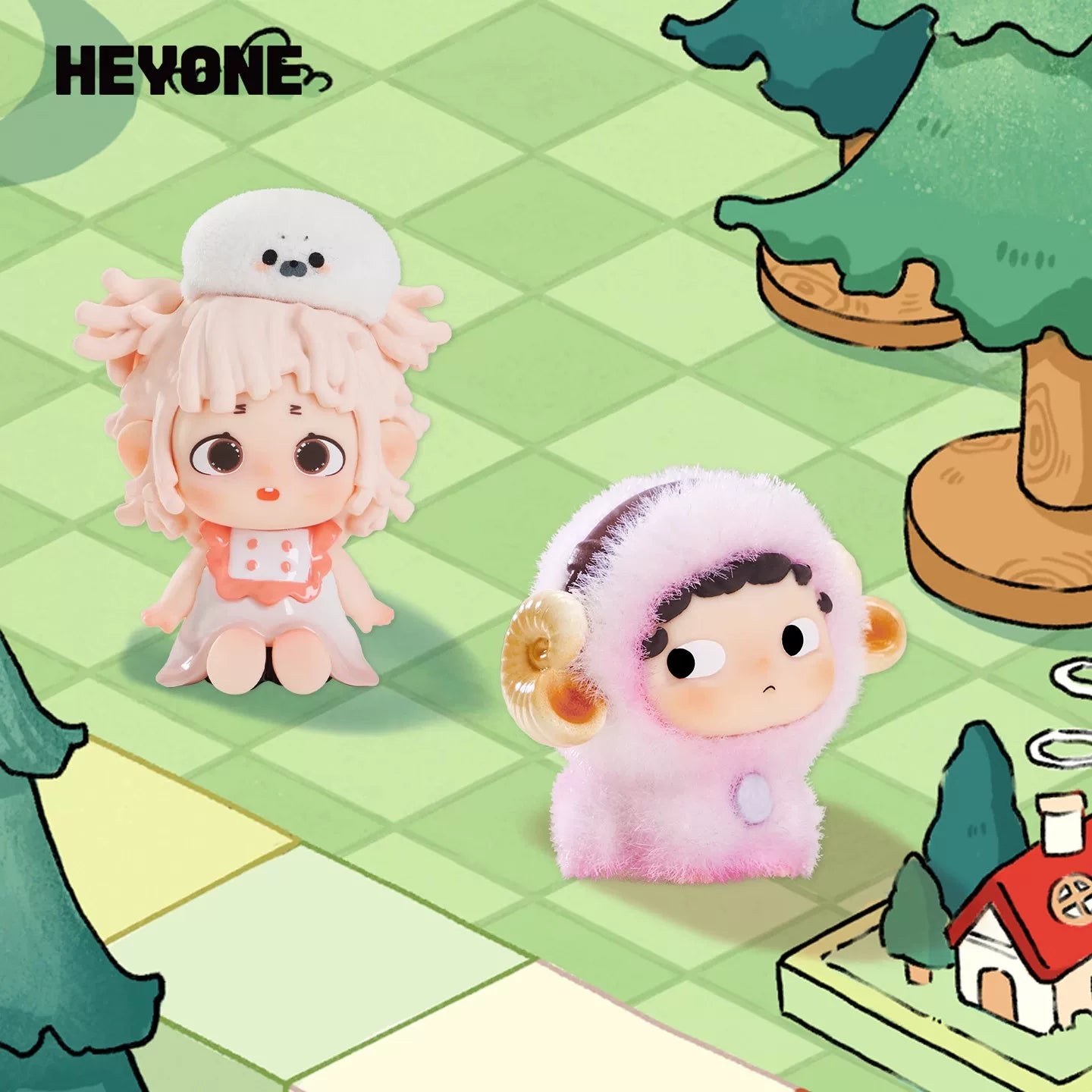 Heyonestar-Timetown Escape Series Blind Box #MINI Figure#Pendant