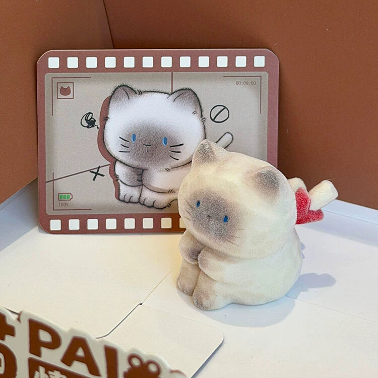 【T】Cat PAI Emotional Performance Velvet  FUFU Blind Box