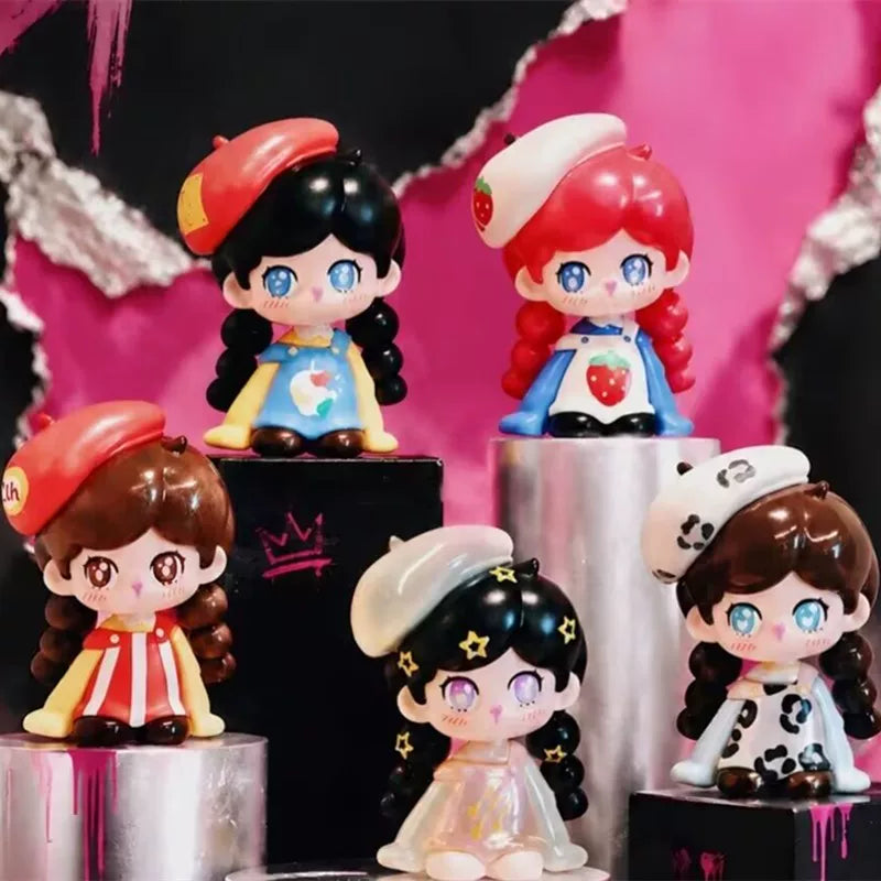 【O】FANCY UP  Coco School Idol Series Blind Box#Tiny Bean Collectible#Cute Bean Toy#Kawaii Mini Beans#Tiny Pocket Beans#Cute Bean Toy
