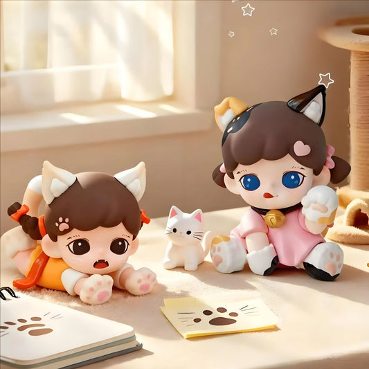 TNTSPACE Zoraa Meow Cat Face Club series MINI unbox toy#FigureHaul  #NewFigure  #DeskFigure 