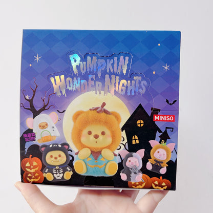 MINISO Disney Winnie-the-Pooh Pumpkin Wonder Nights Surprise Fluffy Ornament#FigureCommunity #FigureCollector #NewFigure 