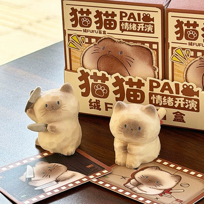 【T】Cat PAI Emotional Performance Velvet  FUFU Blind Box
