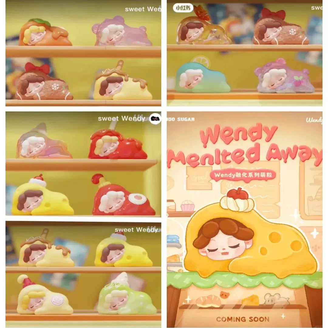 WENDY Menlted Away Mini Bean Series Unbag#Kawaii Mini Beans #Tiny Pocket Beans #Mini Bean Blind Capsule