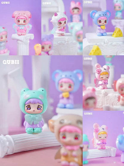 【T】QUBLL Animal castle daylight & Dark Night Series Cute Bean Blind Bag