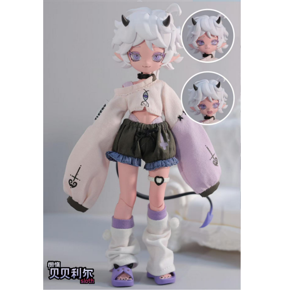 [T]Cooze Devil Horns Series 1/8 Action Figure BJD Blind Box