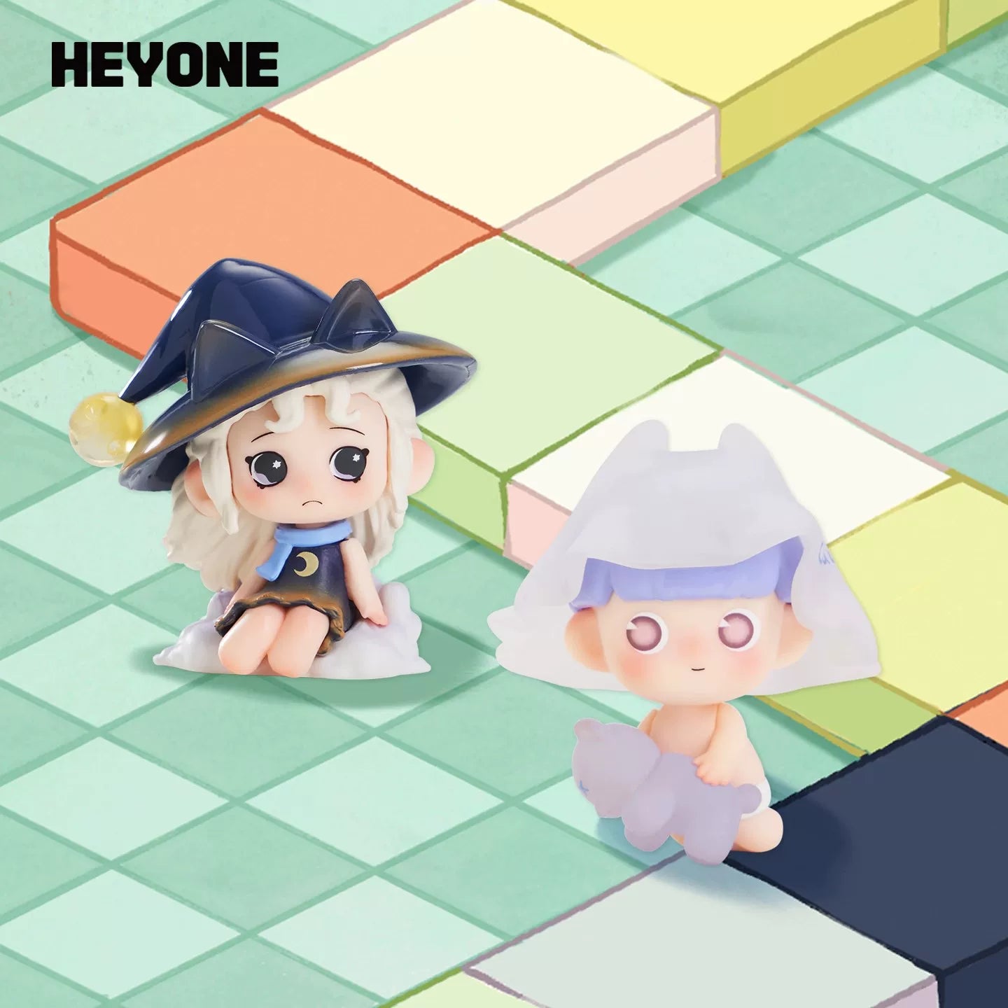 Heyonestar-Timetown Escape Series Blind Box #MINI Figure#Pendant