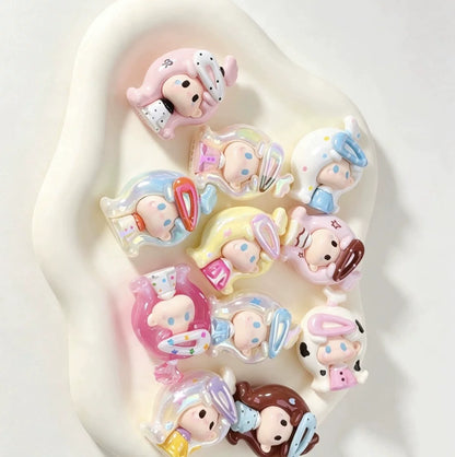 NuNu Mini Hairclip Series Blind Box#Mini Bean Figures #Tiny Bean Collectible #Mini Bean Blind Capsule