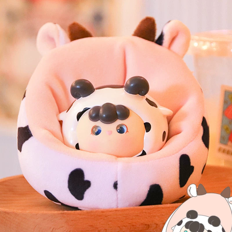 【X】The Lamb And His Nest Plush Surprise Box-Bestie Lamb#Mystery Plush Doll #Kawaii Plush Figure