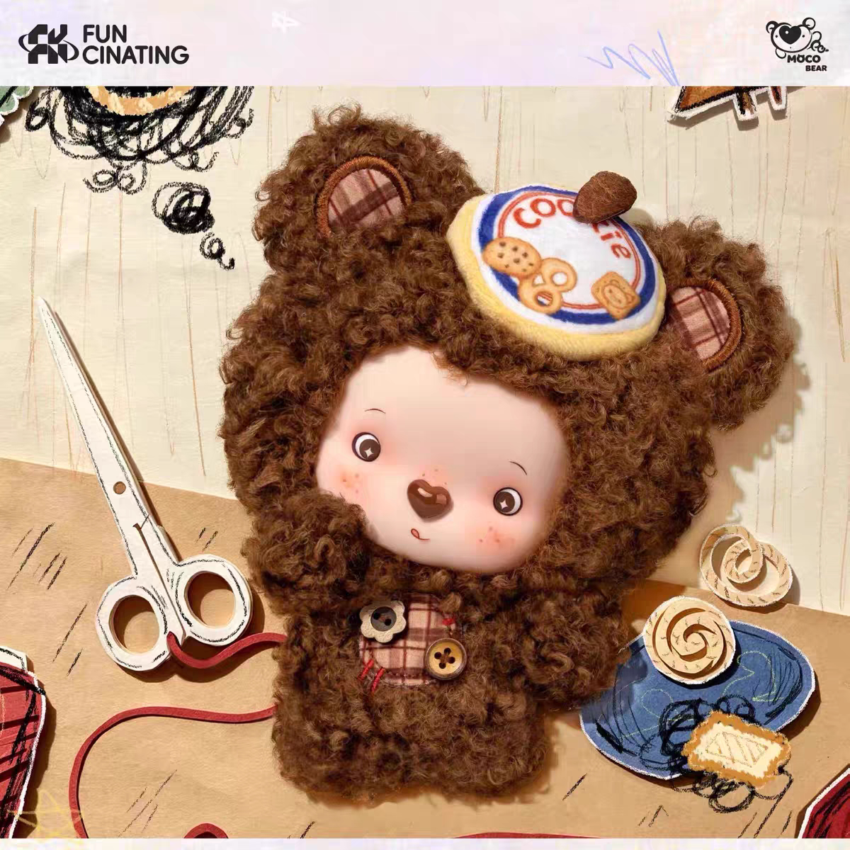 MOCO BEAR-Tiny Footprint Guide Series Plush Blind Box#CollectibleStatue #BlindBoxFigure #MysteryToy