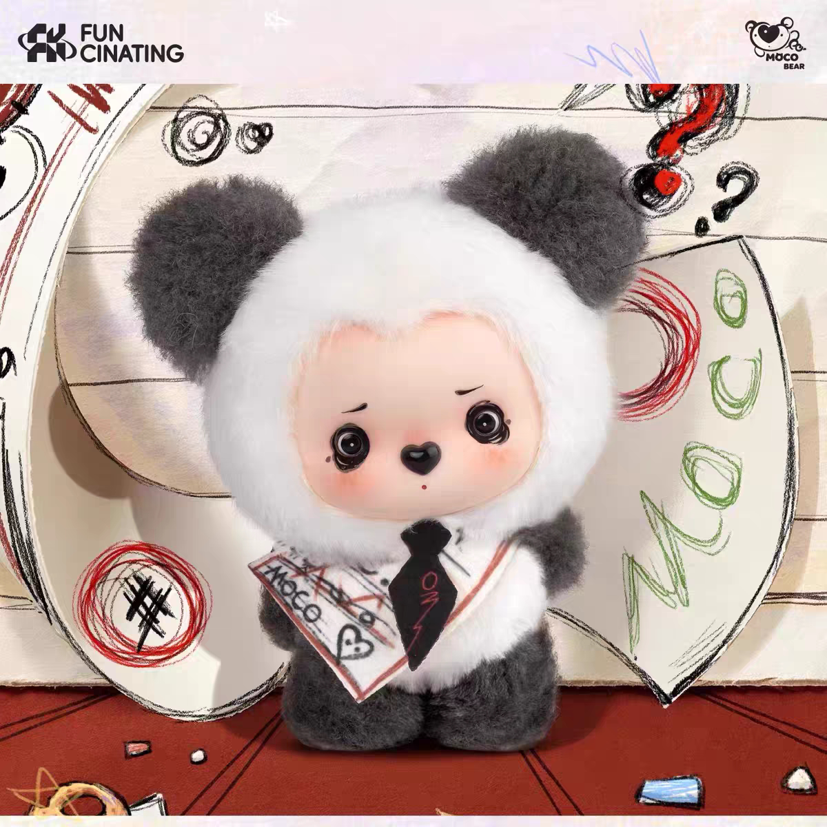MOCO BEAR-Tiny Footprint Guide Series Plush Blind Box#CollectibleStatue #BlindBoxFigure #MysteryToy