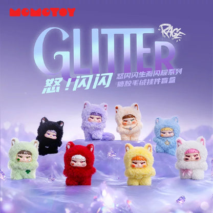 MOMOTOY Glitter Rage Born to Sparkle Series Vinyl Plush Pendant Blind Box#DesignerToyCollector#LimitedStock#SatisfyingUnboxing#ScaleFigure #RareCollectible