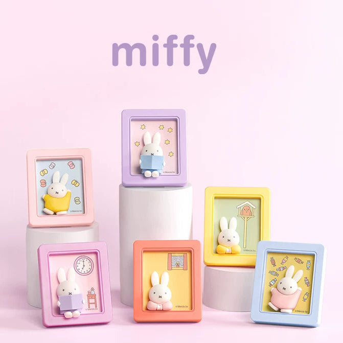 Miffy photo frame fridge magnet series blind box#FigureCollection #MysteryFigure #DeskFigure 