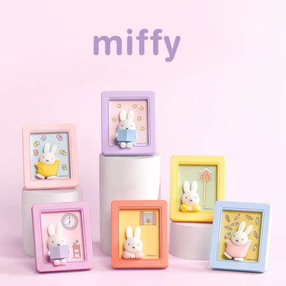 Miffy photo frame fridge magnet series blind box#FigureCollection #MysteryFigure #DeskFigure 