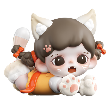 TNTSPACE Zoraa Meow Cat Face Club series MINI unbox toy#FigureHaul  #NewFigure  #DeskFigure 