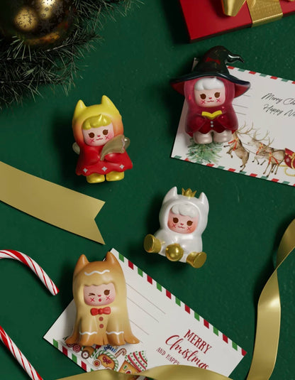 Trains Coming and Going on Christmas Eve#beans#collectibles#blindbox
