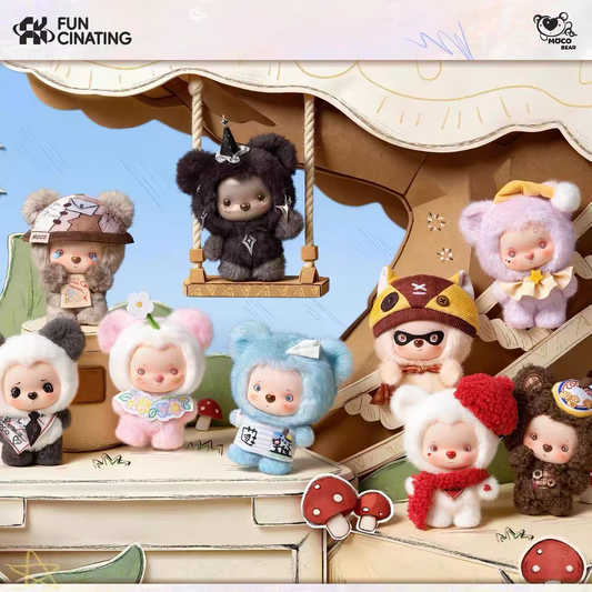 MOCO BEAR-Tiny Footprint Guide Series Plush Blind Box#CollectibleStatue #BlindBoxFigure #MysteryToy