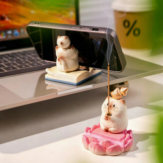 CAT PAI Companion and healing Series Phone Stand Blind Box