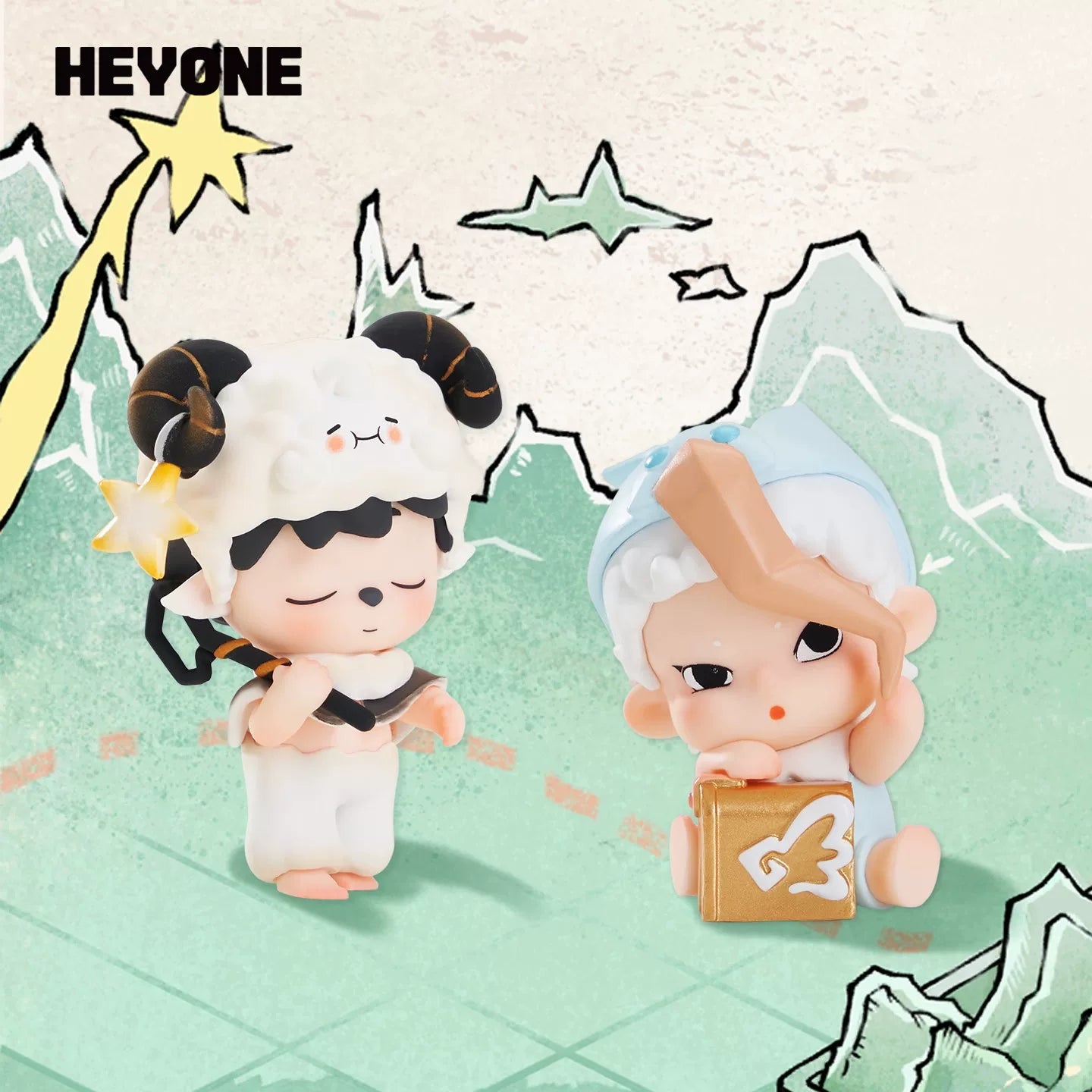 Heyonestar-Timetown Escape Series Blind Box #MINI Figure#Pendant