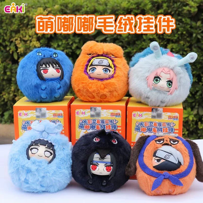 【T】Naruto Shippuden Meng Dudu Series Plush Blind Box Keychain