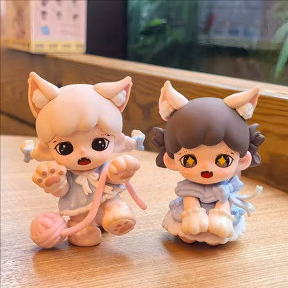 TNTSPACE Zoraa Meow Cat Face Club series MINI unbox toy#FigureHaul  #NewFigure  #DeskFigure 