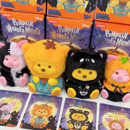 MINISO Disney Winnie-the-Pooh Pumpkin Wonder Nights Surprise Fluffy Ornament#FigureCommunity #FigureCollector #NewFigure 