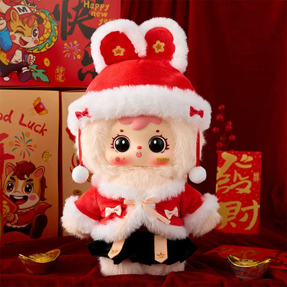 【T】Samuel Auspicious Snow Greets Spring Festival Big Doll 400% Plush Blind Box